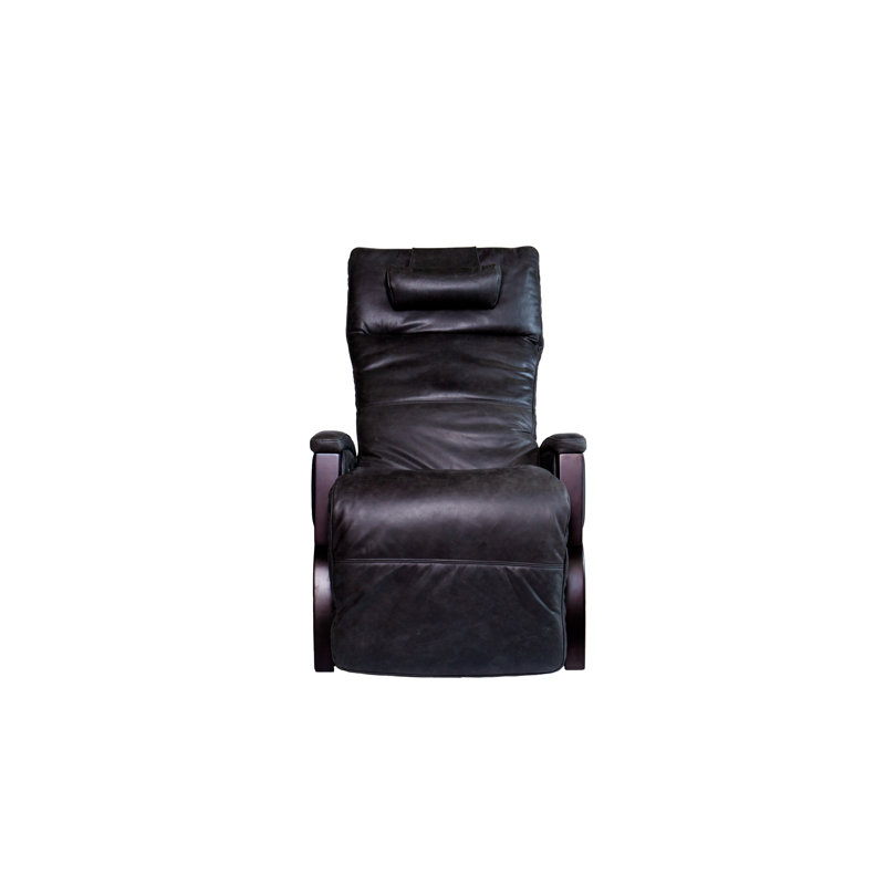 Newton Power Recliner, Leather Match Pepper, Black