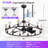 41-Inch Wagon Wheel Chandelier Fan-222777446