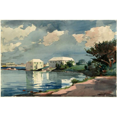  Homer, Winslow Gallery Wrapped Canvas Art Titled: Salt Kettle Bermuda