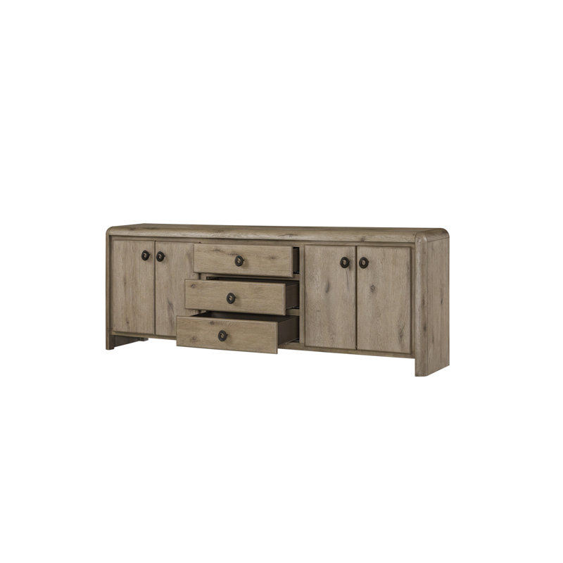 English Knotty Oak 84" Console