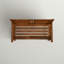 Banc de jardin en bois traditionnel en bois Ponce