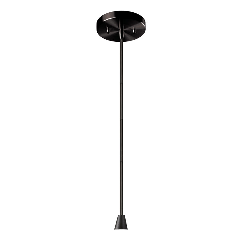 Luminaire suspendu à 1 lumière Meydan, DEL (intégrée), H 7,25 po x l 8 po x P 8 po, Adobe / noir mat