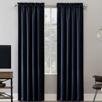 Sun Zero Oslo Theatre Grade Extreme 100% Blackout Rod Pocket Curtain Panel