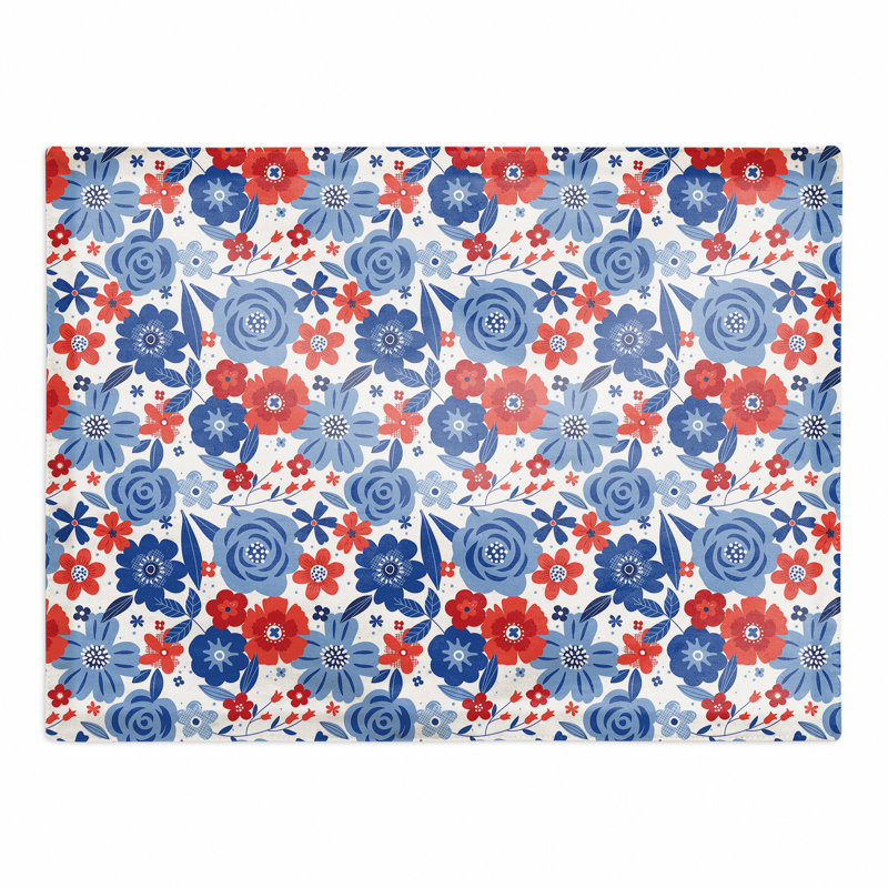 Karimen Cotton Floral Rectangle Placemat