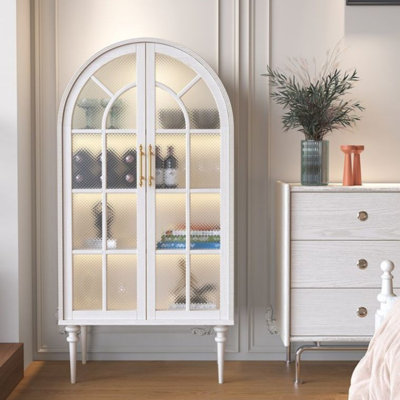 French Retro Glass Sideboard