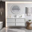 Armoire murale de salle de bain flottante de style médiéval avec évier 48 po