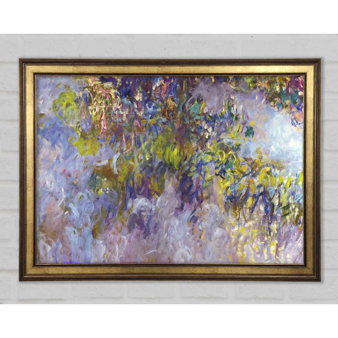 Gerahmtes Wandbild Wisteria 1 von Monet