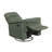 Green Leather Upholstered Swivel Glider Reclining Chair Luxury Living Room Furniture Comfort Chair 1Pc Plush Comfort-298730642