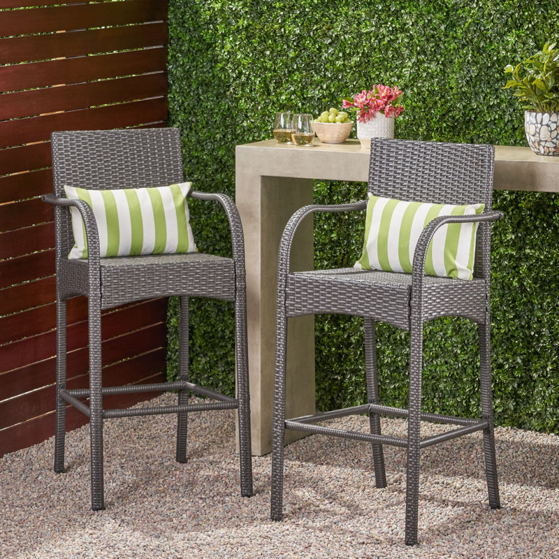 CASCADA KD BARSTOOL CHAIR, Gray