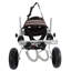 Fauteuil roulant ajustable pour chien à 2 roues pour les jambes en arrière, chariot de mobilité léger en aluminium, capacité de 6,61 à 19,84 lb-112296755
