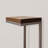 C Shape Rustic Side Table-795857604