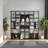 31.50"Black Style Creative Wrought Iron Bookshelf