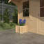 2x2w Planter 28mm Log Cabin