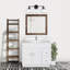 Meuble-lavabo blanc Concord de 37 po avec comptoir à un trou, entièrement assemblé