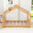 Twin Size House Platform Bed With Headboard And Slats-1754886608