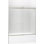 Levity 56.625" - 59.625" W 62.25" H Frameless Tub Door