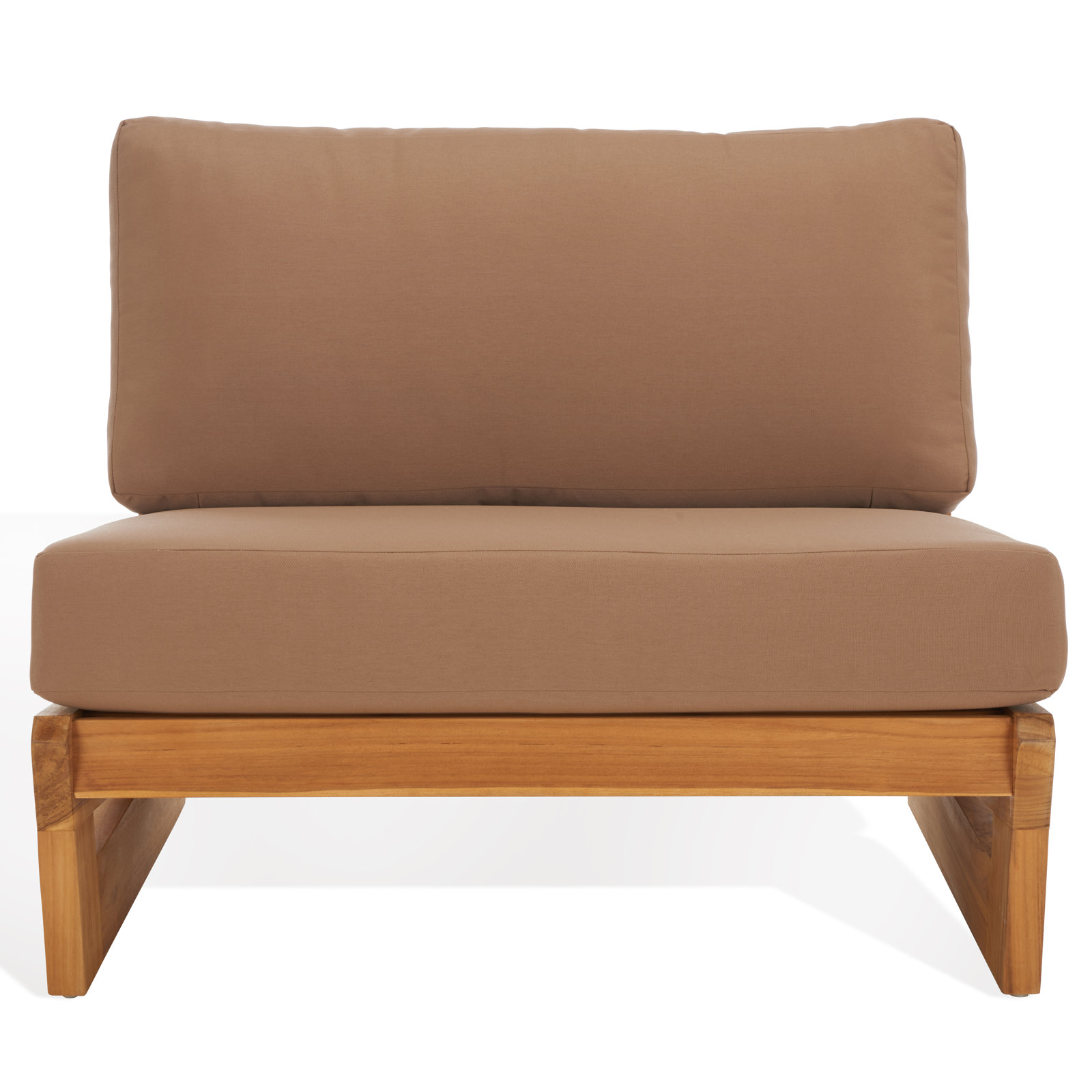 Despina Teak Patio Chair with Cushions, Brown