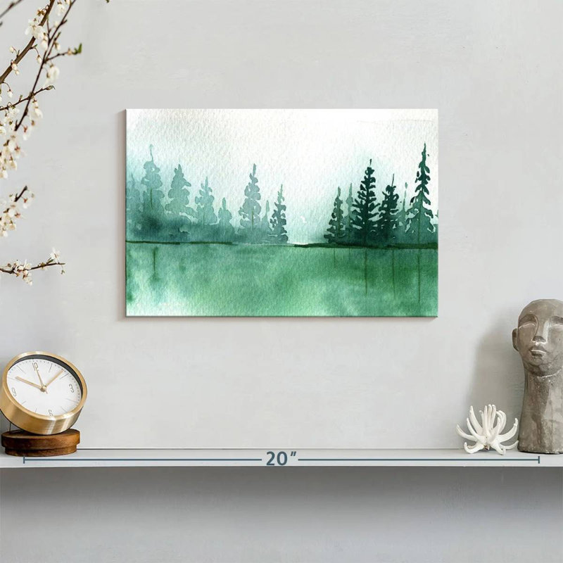 Avery Pine Tree Silhouette, 8" H x 12" W