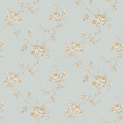 Palazzo 2 Floral Rose Wallpaper Roll