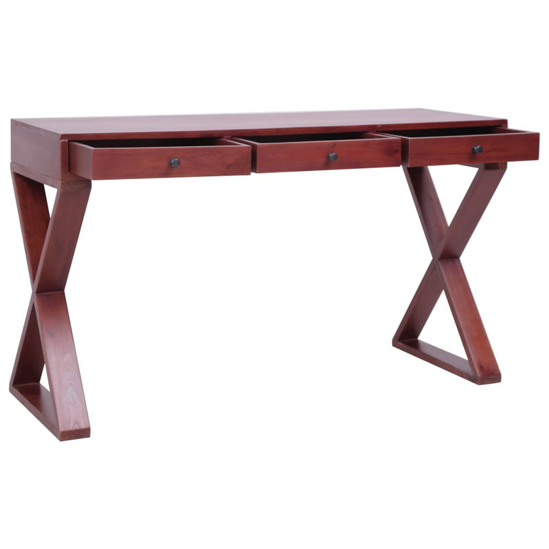 Solid Wood Writing Desk, 30.3" H x 52" W x 18.5" D