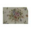 Wool Floral Area Rug in Taupe/Green/Pink