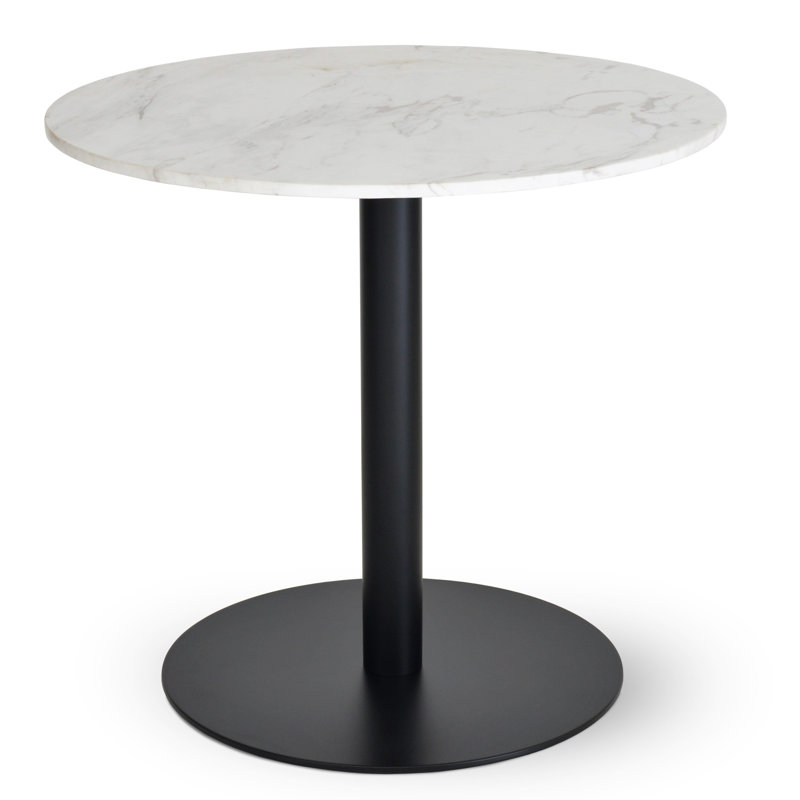 Table de salle à manger Tango, Noir, L 28 po x l 28 po
