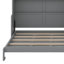 Grand lit escamotable mural avec placard-107255720