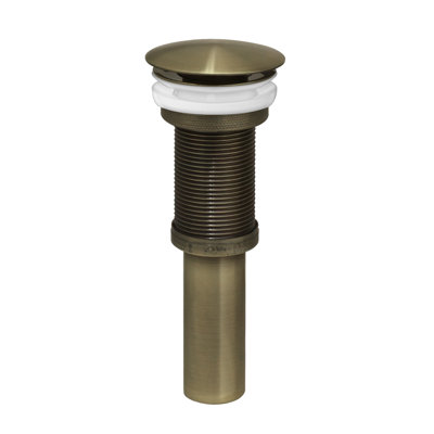 Whitehaus Pop-up Mushroom Drain With No Overflow – For 1-3/4" Openings