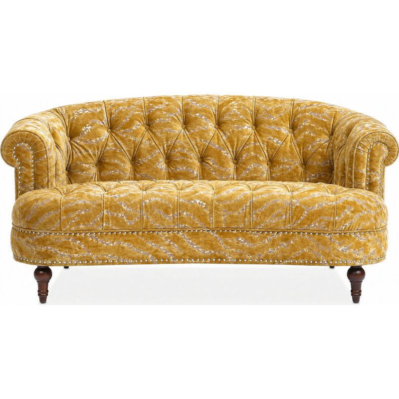 Animal Print Velvet | Empress Fabric, Gold