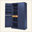 Grande armoire de rangement autoportante avec 2 tiroirs, 2 tablettes réglables, 8 tablettes de porte pour la cuisine, la salle à manger-129580981