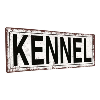 Kennel Place Name Metal Sign Wall Décor