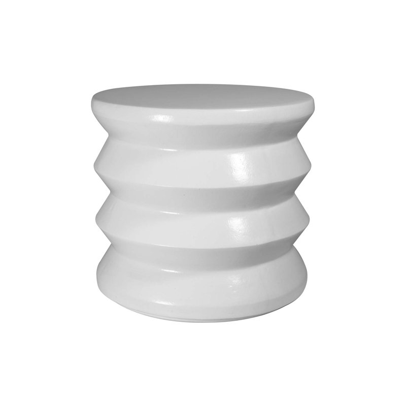 Table d'appoint en céramique Provence Signature, Lin