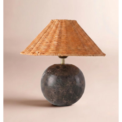 Lampe de table en marbre 11,8 po