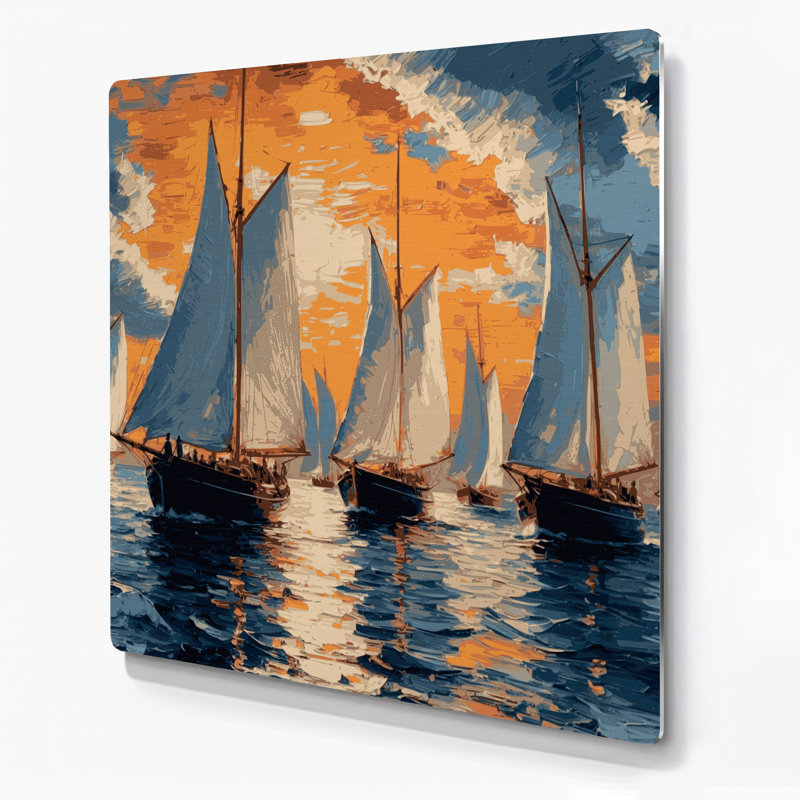 Art mural nautique gris nautique