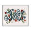 Noel with Rustic Winter Botanicals, art de la giclée encadrée, design par Loni Harris-114324664-114324667