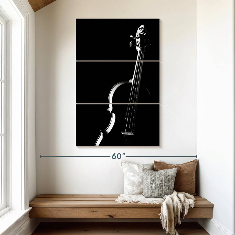 Silhouette de violon Abarca, H 50 po x l 32 po