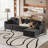 L-Shaped Modular Sectional Couch, Cloud U-Shaped Sectional Sofa with Wide Armrest-2013760734