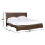 Lit plateforme Marica en noyer anglais-1309424886