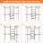 77‘’ Closet System, Industrial Pipe Clothing Rack-1395471024