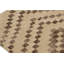 Vintage Distressed Runner Rug, Beige-Brown Geometric Patterns – Rug & Kilim