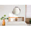 Huldar Glass Flat Wall Mirror