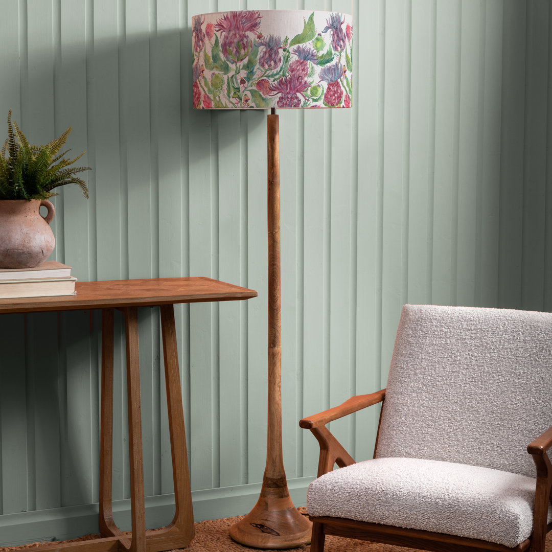 Kinross 158cm Brushed Traditional Floor Lamp