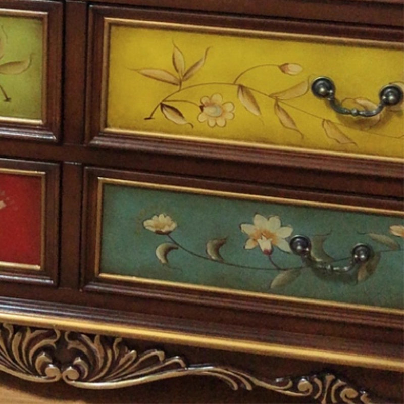 Solid + Manufactured Wood Accent Cabinet