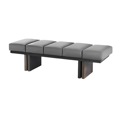 Nyliah Faux Leather Ottoman