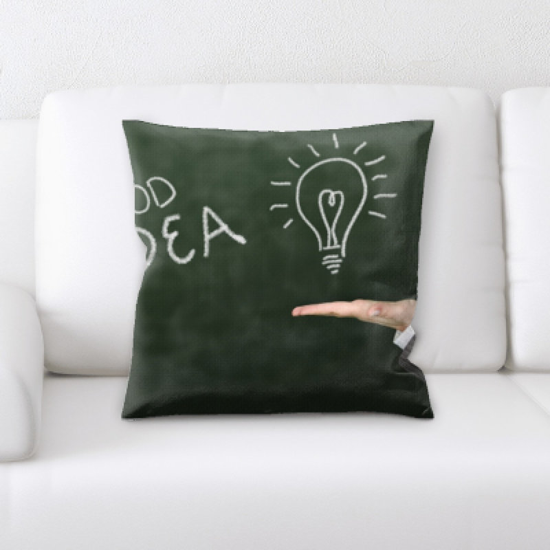 Microsuede Reversible Throw Pillow