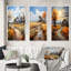 «Farmhouse Country Elegance Pointillism», 3 pièces sur toile-308643864-308643869