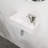 14.6"x7.3"Ceramic Rectangular Wall Mount Bathroom Sink with Single Faucet Hole