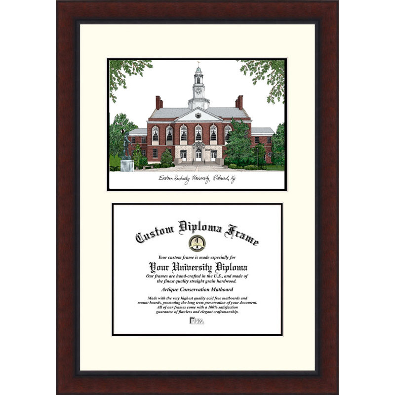 Cadre photo de diplôme de l’université de l’université eastern kentucky NCAA
