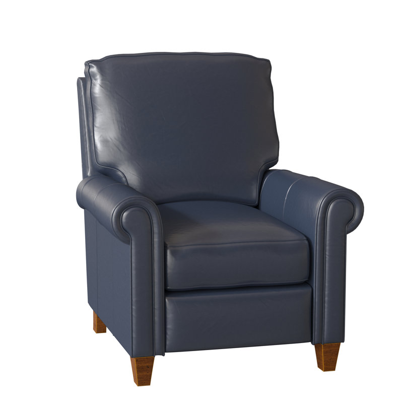 Haskins Recliner, Outsider Raven Genuine Leather, Power, New Classiques
