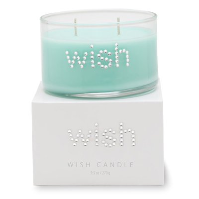 Fresh Scented Jar Candle with Glass Holder